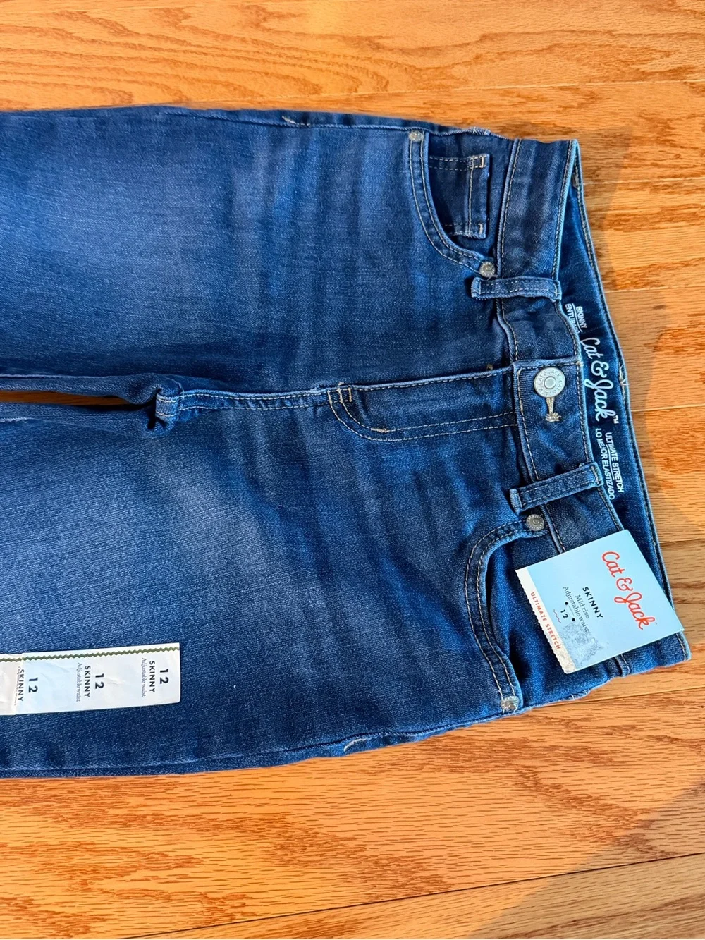 Cat & Jack Dark Blue Girls' Skinny Jeans